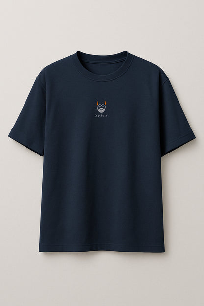 Origo Nakışlı Oversize T-shirt | Psikiyatri