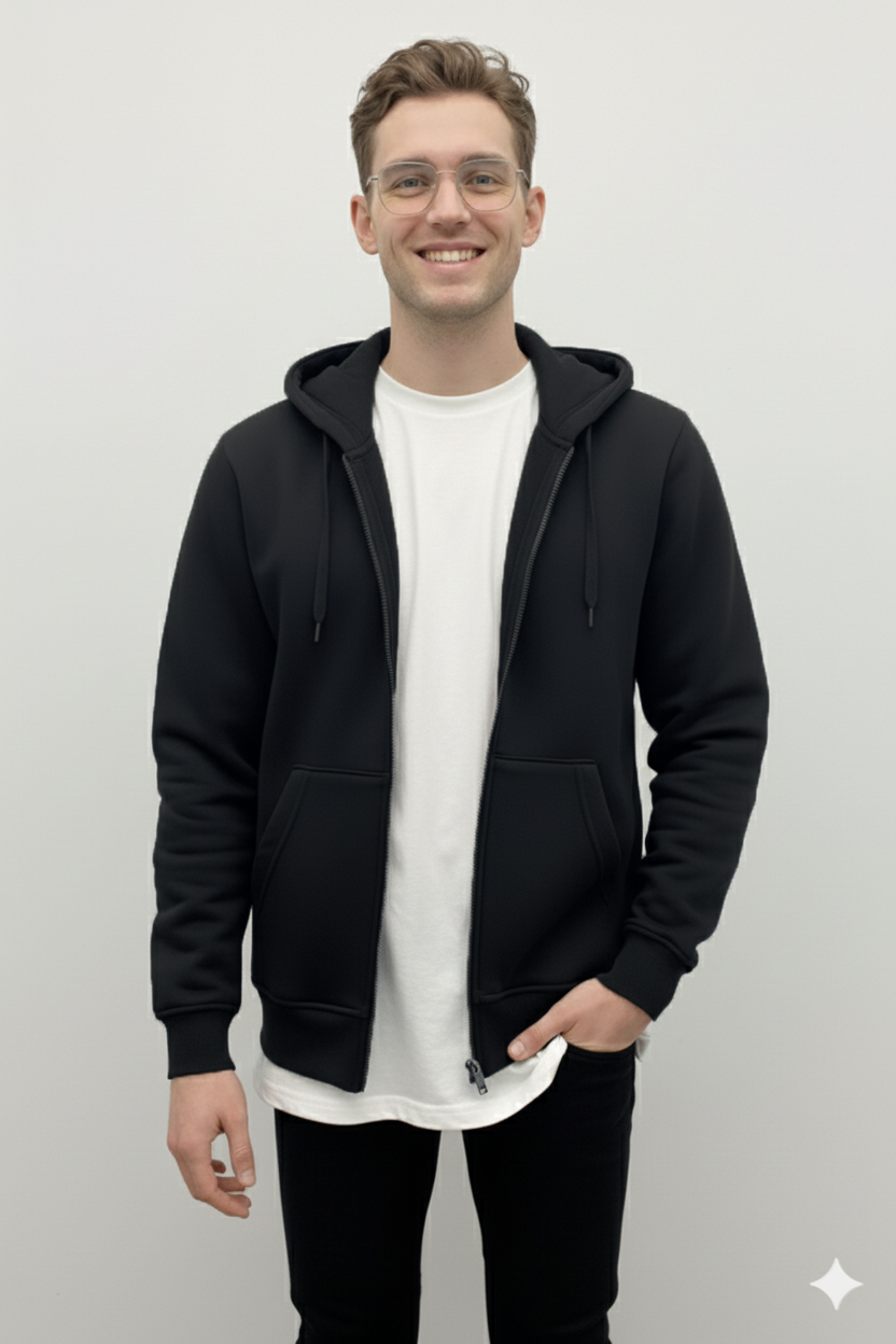Fermuarlı Hoodie- Tasarımını Sen Belirle - WS M 2026