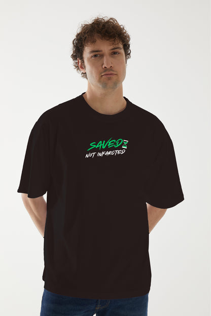 Stroke Baskılı Oversize T-Shirt M | Nöroloji Hekimi Özel Tasarım