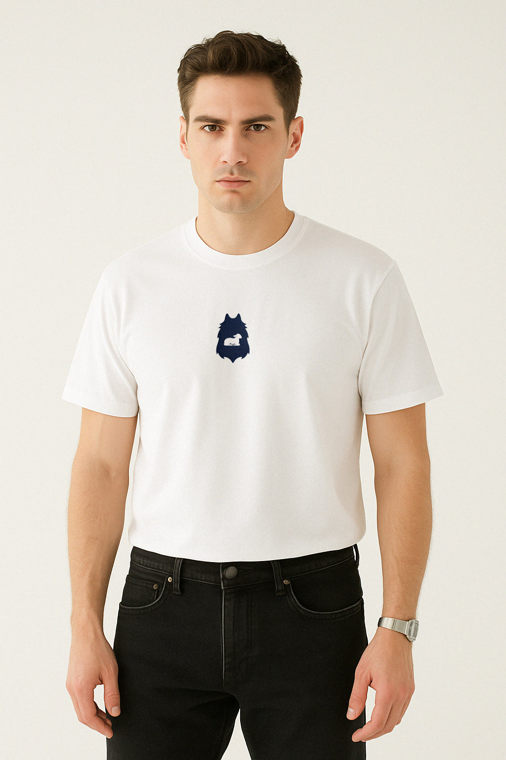 False Alpha Üroloji Nakışlı Regular T-Shirt M | Üroloji Hekimi Özel Tasarım