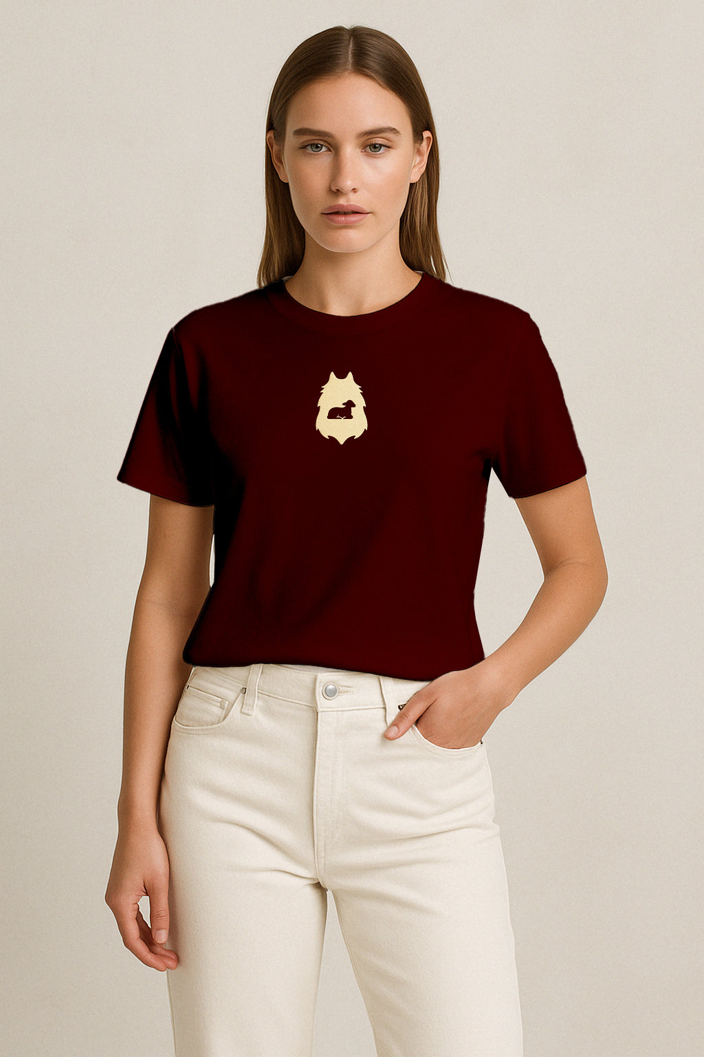 False Alpha Üroloji Nakışlı Regular T-Shirt W | Üroloji Hekimi Özel Tasarım