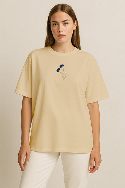 Internal Rhytym Üroloji Nakışlı Oversize T-Shirt W | Üroloji Hekimi Özel Tasarım