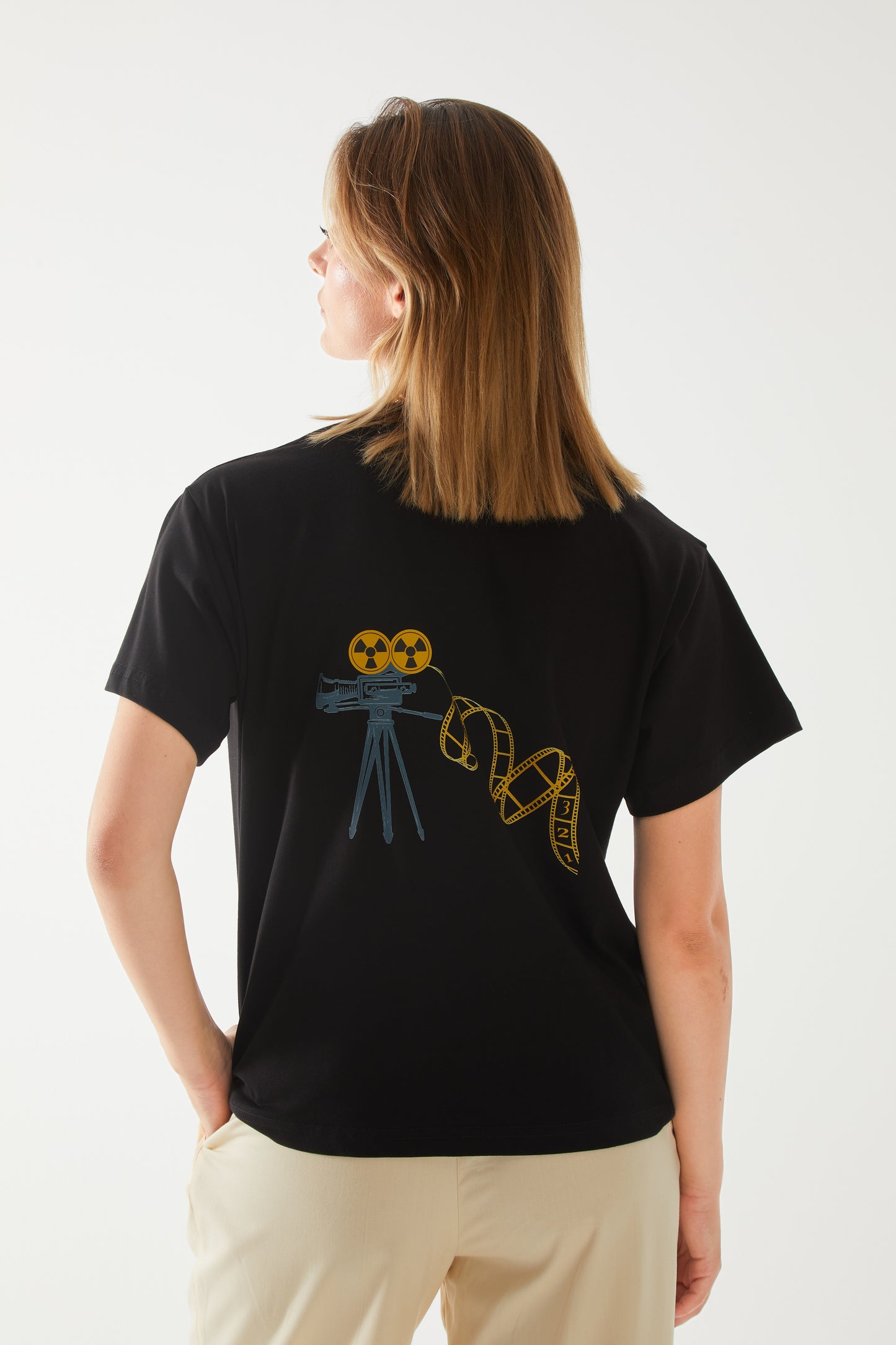 Director Nakışlı Oversize T-shirt | Ortopedi