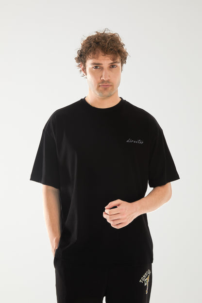 Director Nakışlı Oversize T-shirt | Ortopedi