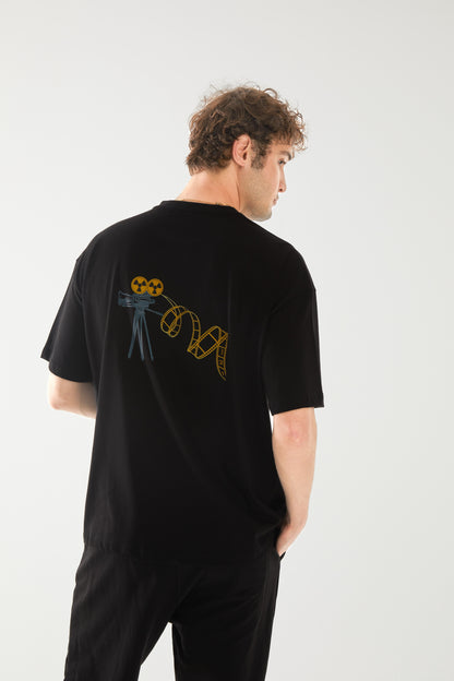 Director Nakışlı Oversize T-shirt | Ortopedi