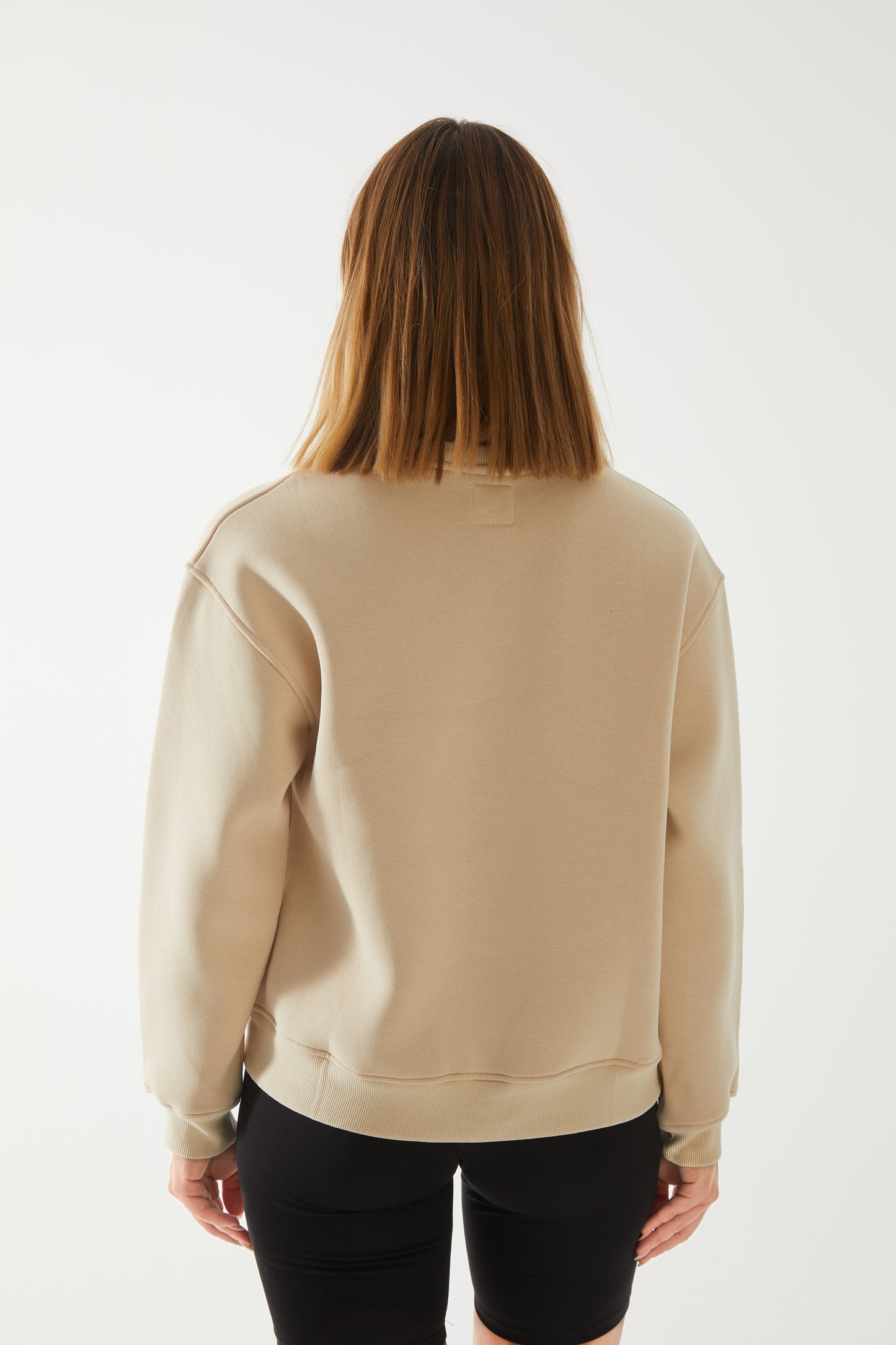 'STUDYING' Baskılı Oversize Sweatshirt