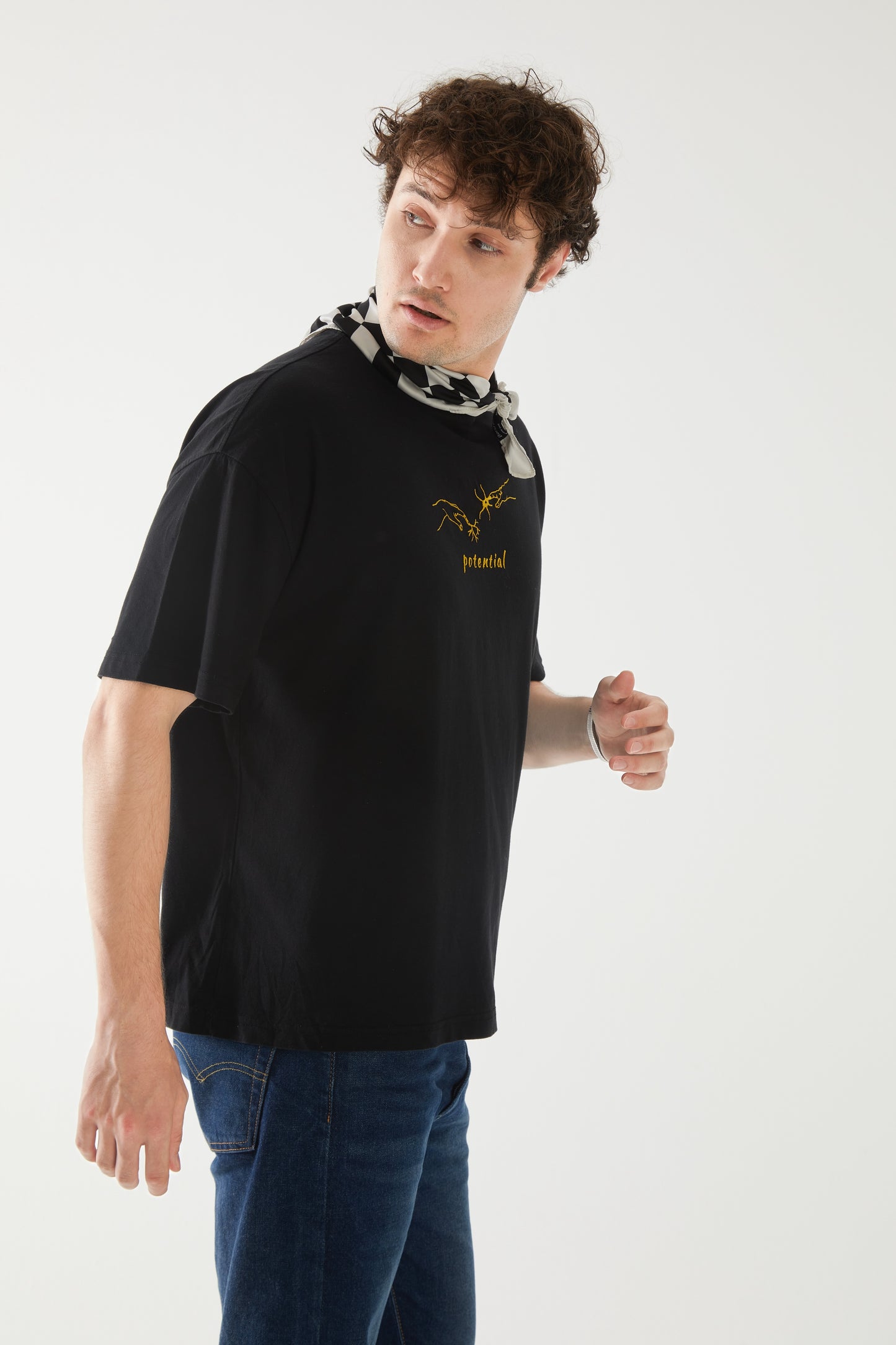 Potential Nakışlı Regular T-shirt | Nöroloji