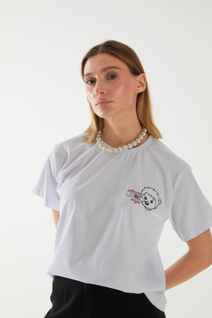Unknown Origin Nakışlı Oversize T-shirt | Pediatri