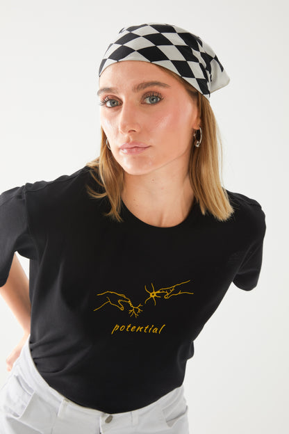Potential Nakışlı Regular T-shirt | Nöroloji
