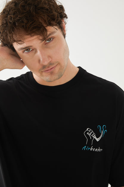 Airbender Nakışlı T-shirt | Anestezi