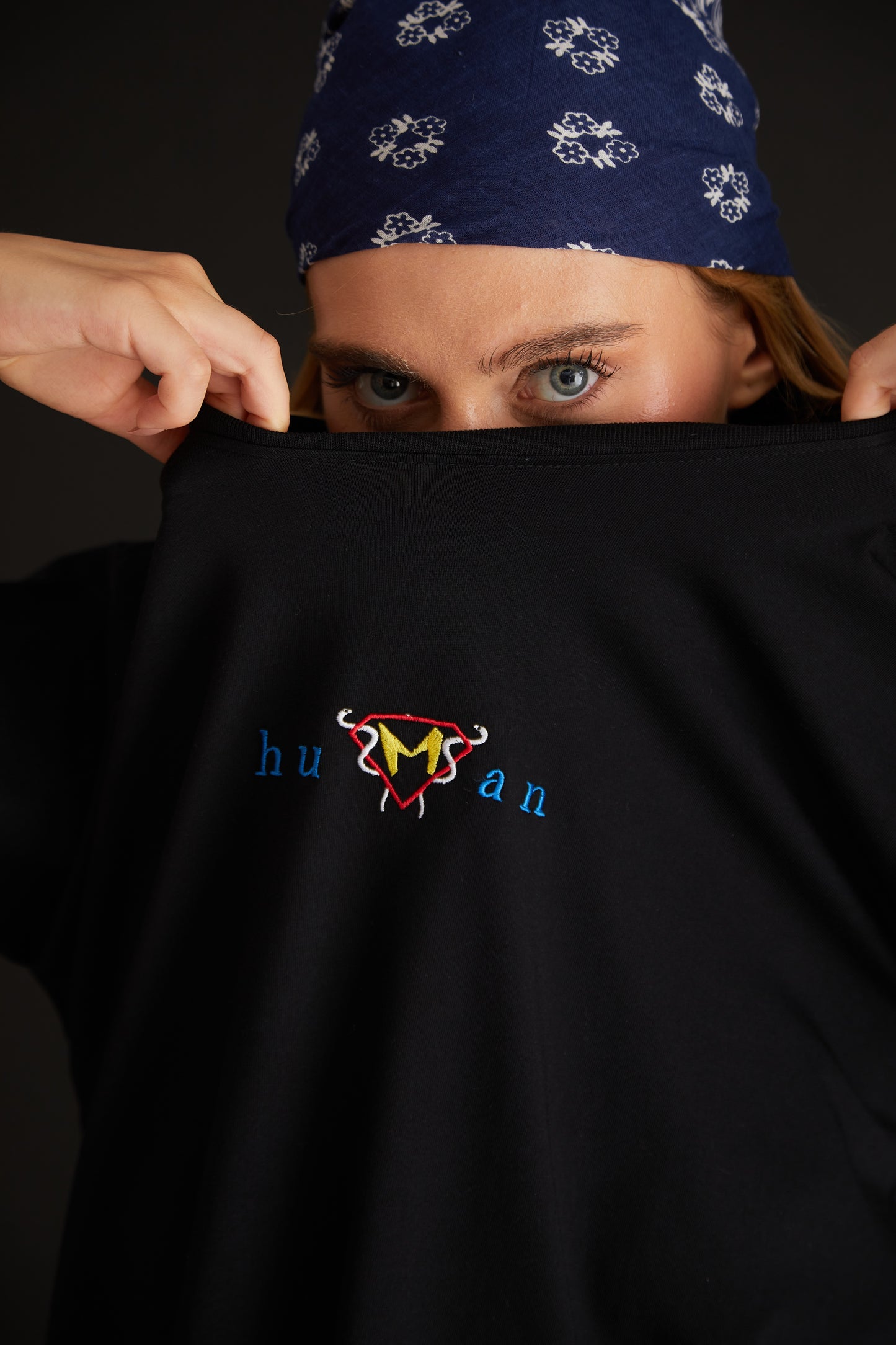 Human Nakışlı Oversize T-shirt | 14 Mart Tıp Bayramı