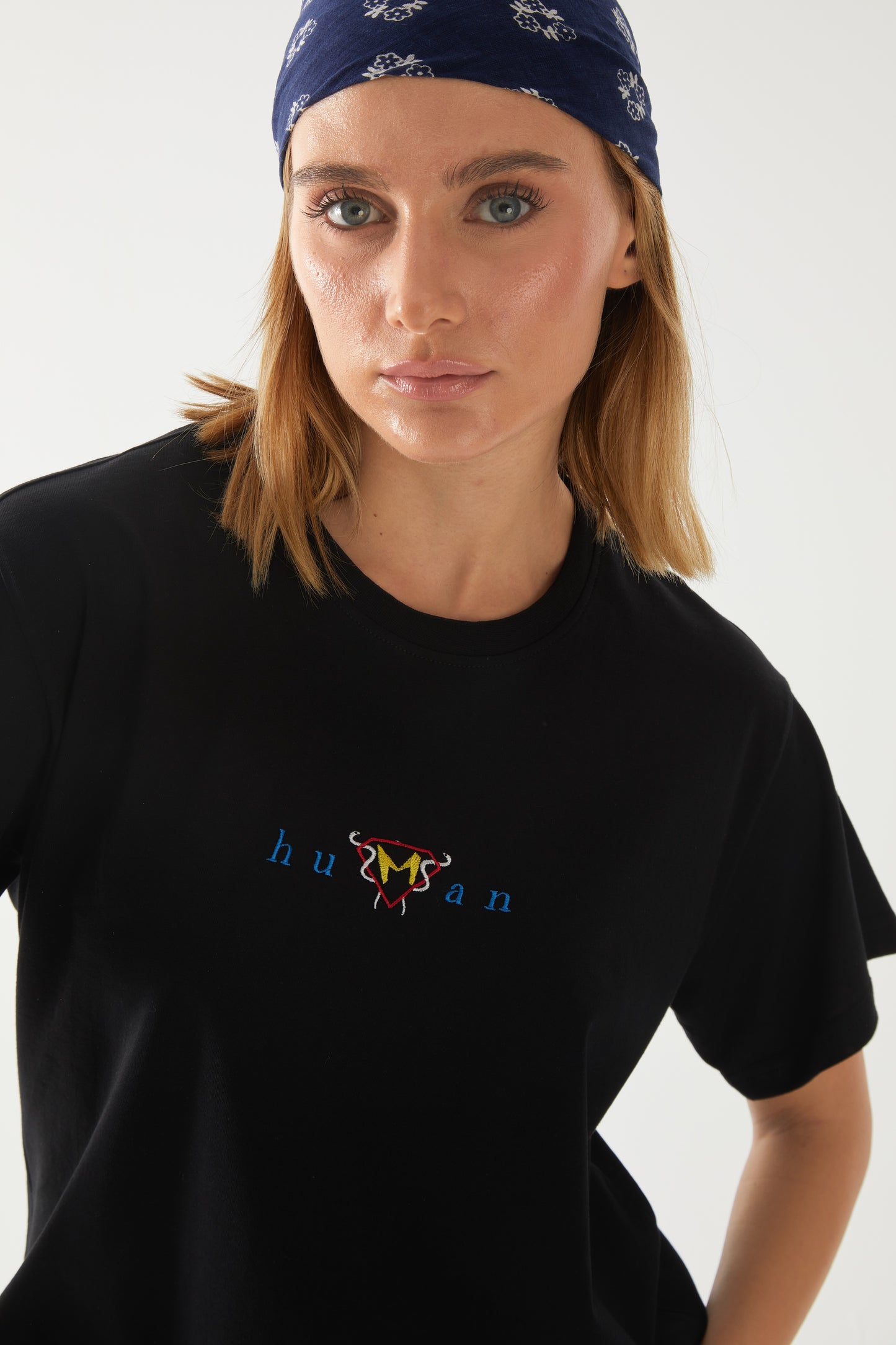 Human Nakışlı Oversize T-shirt | 14 Mart Tıp Bayramı