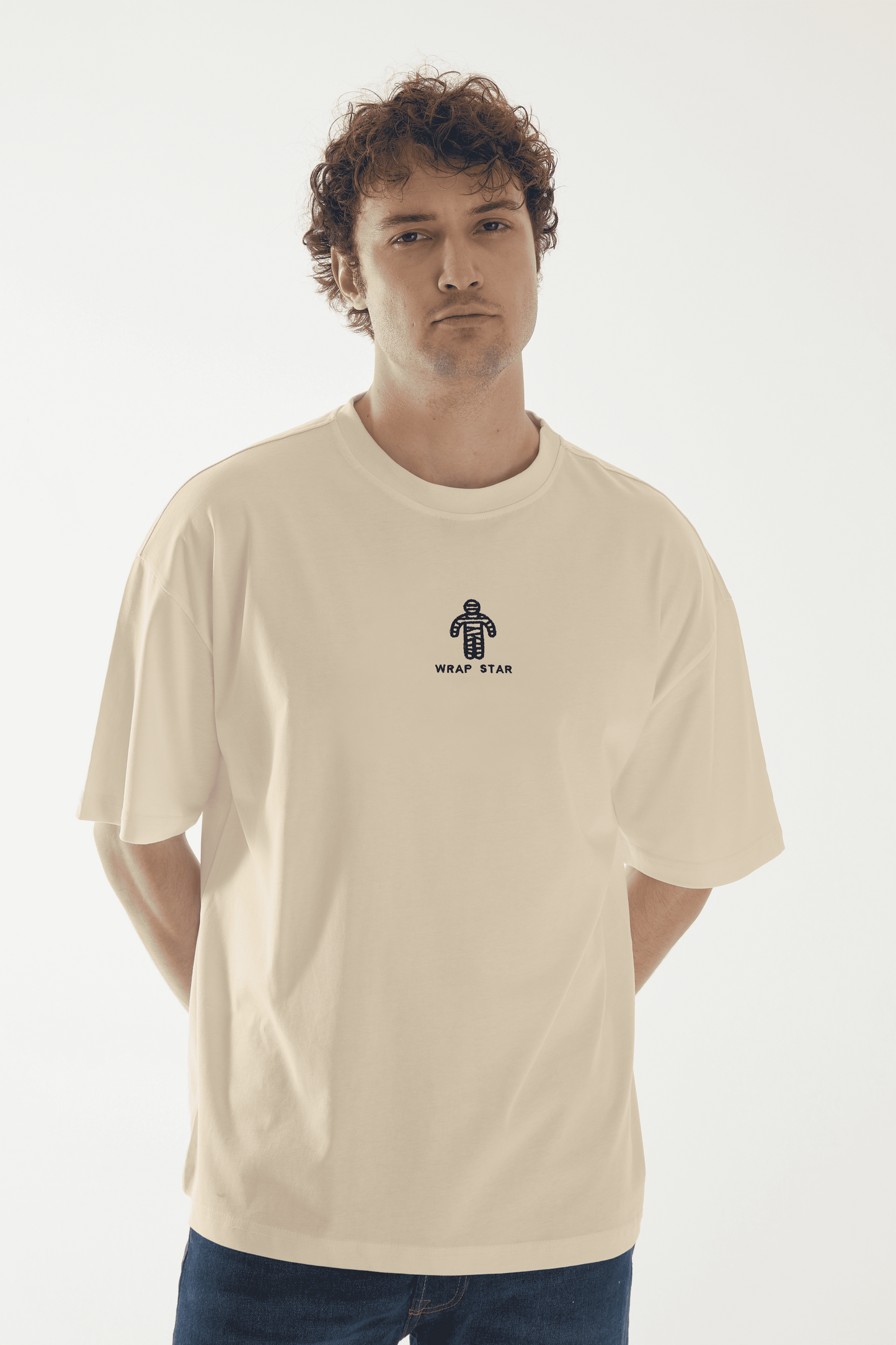 Wrap Star Nakışlı Oversize T-shirt | Ortopedi