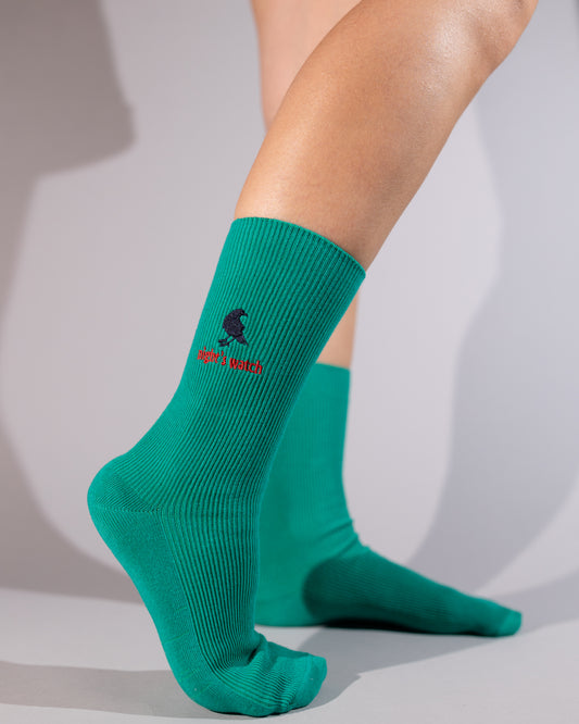 Üçlü Set 'Mind Craft, Night Watch ve Chill Pill'' Unisex Nakışlı Çorap